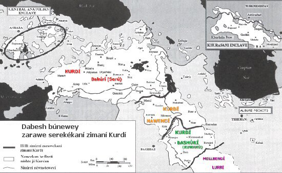 Dabesh búnewey zarawe serekékaní zimaní Kurdí